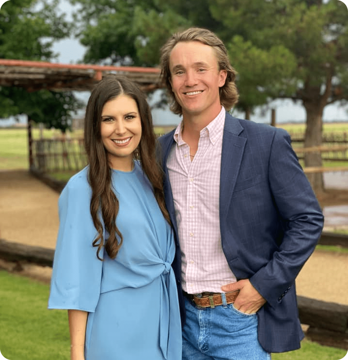 Clay Brewer with Wife